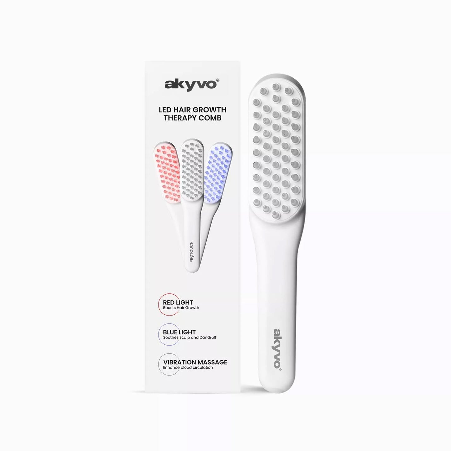 AKYVO™ 2.0 LED Hair Growth Brush